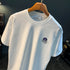 Premium Men's Short Sleeve T-Shirt – 2025 Trendy Embroidered & Printed Casual Top, Breathable & Elastic